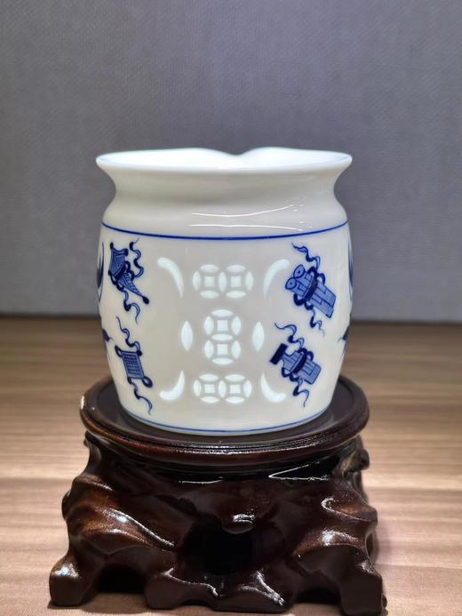 景德镇陶瓷 国瓷红叶 8头手绘福寿双全茶具 商品图4