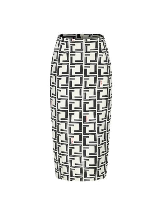 【回声】品牌定制字母印花铅笔半裙 商品图4