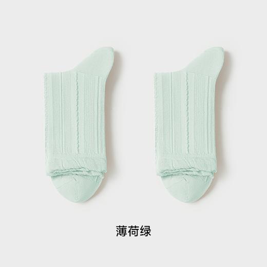 都市丽人简约系列中筒袜高含棉袜子中厚LC4DA7 商品图10