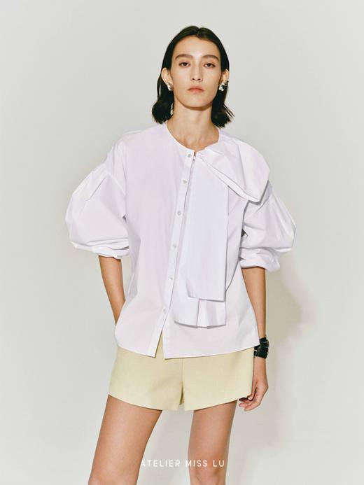 【午后奶茶】百搭A字高腰短裤 商品图3