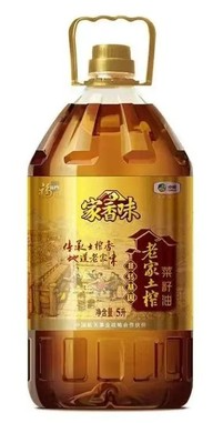 福临门家香味老家土榨菜籽油 5L