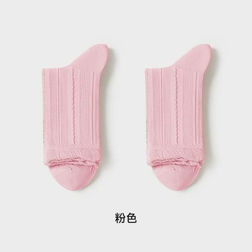 都市丽人简约系列中筒袜高含棉袜子中厚LC4DA7 商品图7