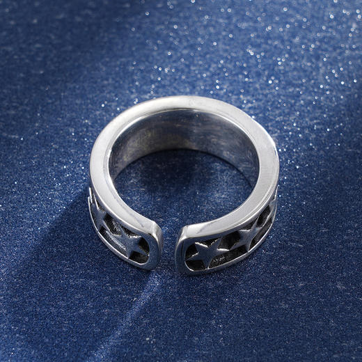 子佩集S925银【星烨】戒指【YFJZ016】仿古2401 商品图1