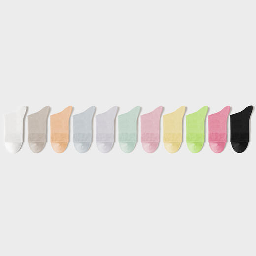都市丽人简约系列中筒袜高含棉袜子中厚LC4DA8 商品图1