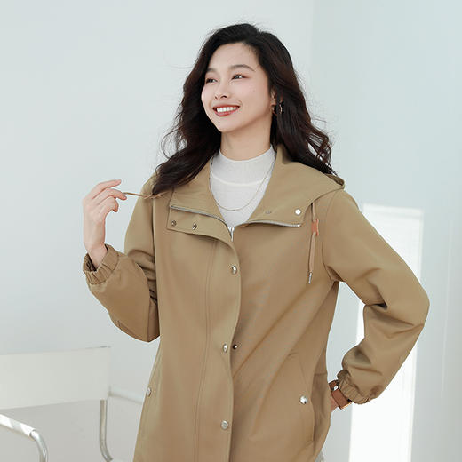 火桐hooton 高定系列 真丝羊毛中长款夹克 商品图4