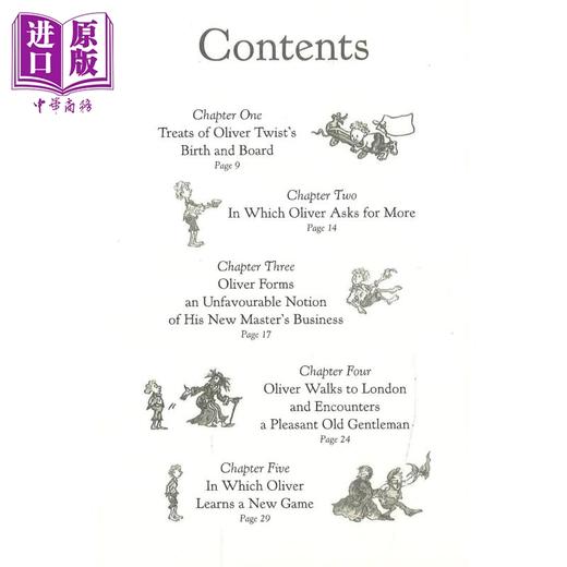 【中商原版】狄更斯少年版 雾都孤儿 Dickens Oliver Twist 英文原版 儿童经典文学 插图故事 初级章节书 进口童书 9岁以上 商品图2