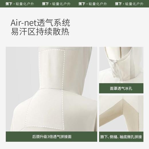 蕉下男士超轻薄防晒衣TS40724防紫外线夏速干外套运动户外防晒服（雾宇迭代款） 商品图2