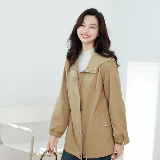 火桐hooton 高定系列 真丝羊毛中长款夹克 商品图5