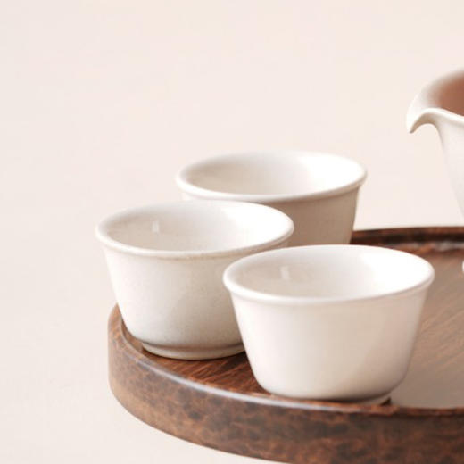 一条 缶小杯 单杯 宜砂白 商品图1