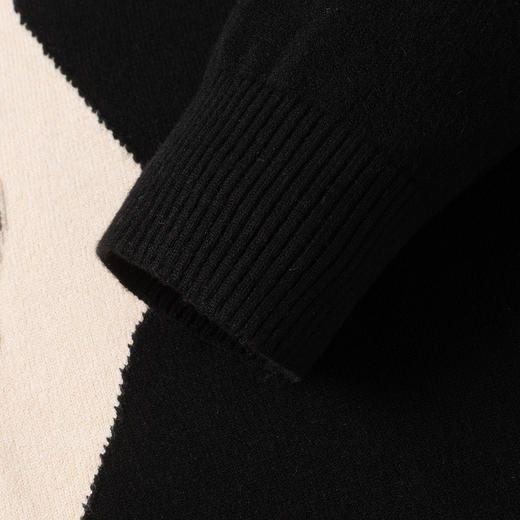 27DKLQ2310【撞色拼接】罗蒙时尚针织衫男休闲男士针织衫舒适打底衫男毛衫男毛衣 商品图6