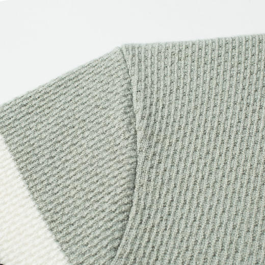 罗蒙秋冬时尚撞色男士毛衣舒适透气柔软毛衣男休闲潮流百搭基础针织衫男 商品图5