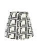【摩登主义】品牌定制字母印花A字高腰短裤 商品缩略图4
