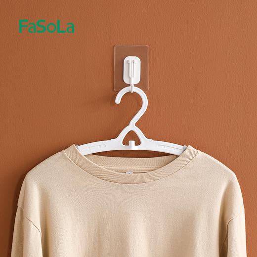 FaSoLa儿童衣架宝宝专用衣服架晾晒衣服伸缩婴幼儿家用防滑小衣架 商品图11
