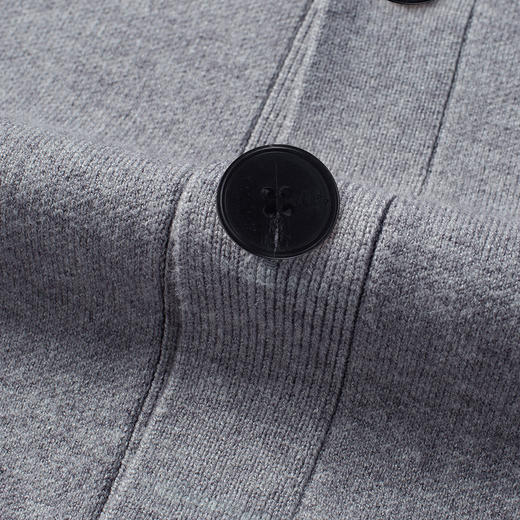 【撞色设计】罗蒙秋冬男士经典针织开衫男时尚百搭针织外套男舒适男针织衫 商品图5