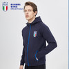 意大利国家队官方商品 | 深蓝训练健身足球运动修身连帽外套球迷 商品缩略图1