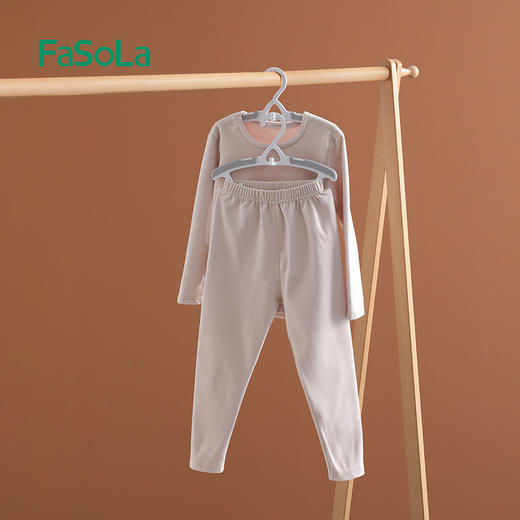 FaSoLa儿童衣架宝宝专用衣服架晾晒衣服伸缩婴幼儿家用防滑小衣架 商品图7