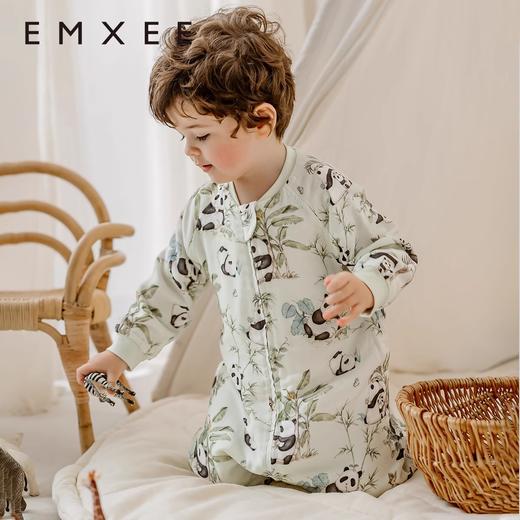 【宝宝安睡】EMXEE嫚熙婴童纱罗长袖分腿睡袋四季安抚 商品图5