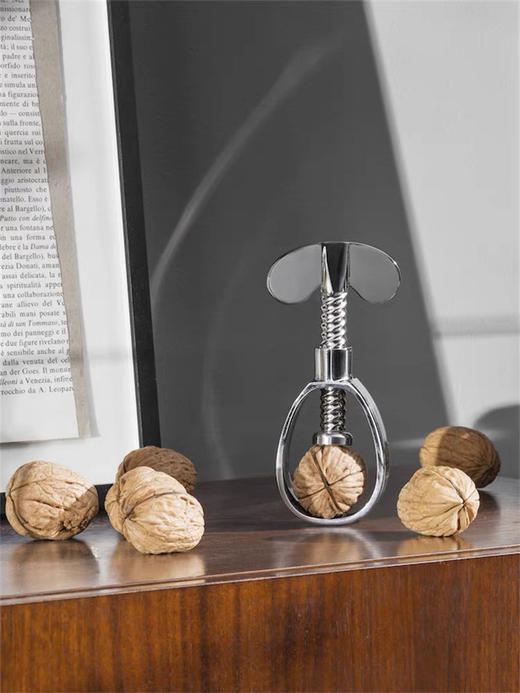 Alessi意大利坚果胡桃夹子核桃夹快速开壳剥壳去核器 商品图0