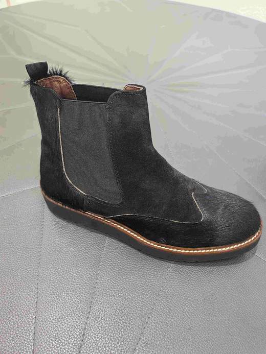 LFGJ凌介女鞋  P206 进口马毛短靴 商品图0