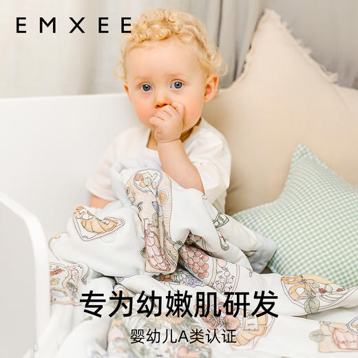 【宝宝安睡】嫚熙纱罗盖毯桑蚕丝天竹纱罗被宝宝盖被 商品图2