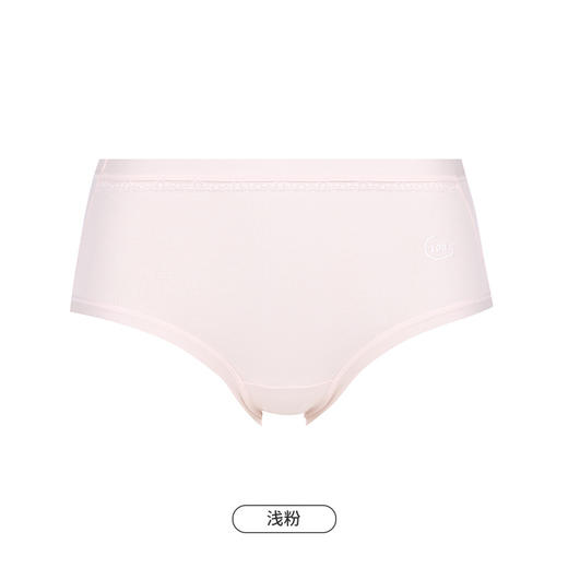 都市丽人基础系列舒肤棉内裤女100S棉纯棉女士内裤中腰平角内裤LK45D8 商品图8
