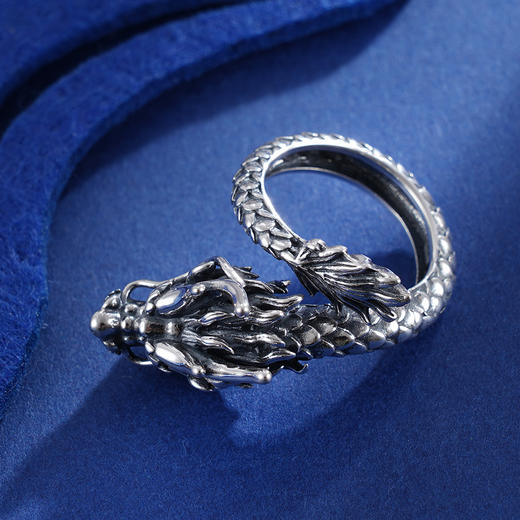 子佩集S925银【纵横四海】戒指【YFJZ014】仿古龙2401 商品图1