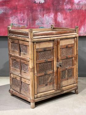 竹编茶叶储存橱柜，顺丰包邮