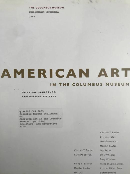 哥伦布博物馆美国艺术图集 101幅彩色插图 精装大16开 商品图3