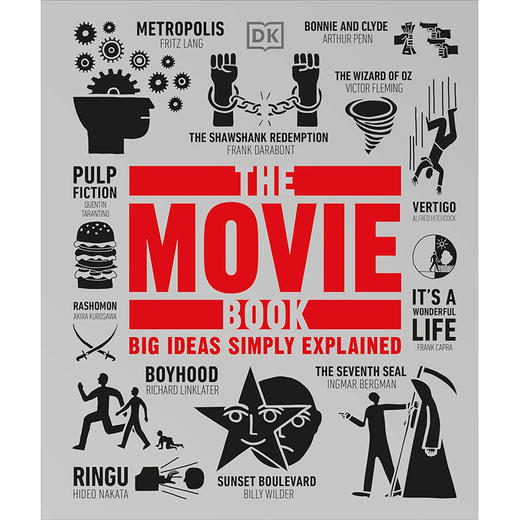 电影百科图解 DK出版社人类的思想百科丛书 Big Ideas Simply Explained 英文原版 The Movie Book 商品图0