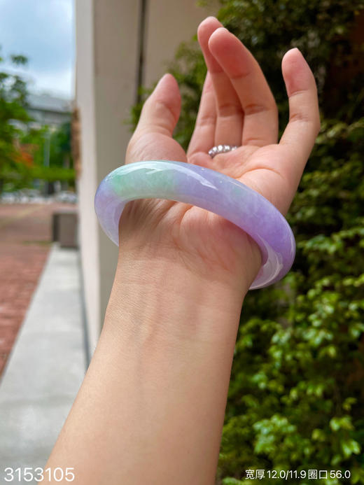 春带彩圆镯【3153105】圈口56.0~具体价格微信咨询 商品图4