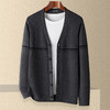 27DKLX9809【经典款】罗蒙时尚针织衫男士外套春秋百搭外套男士针织衫开衫男外套 商品缩略图1