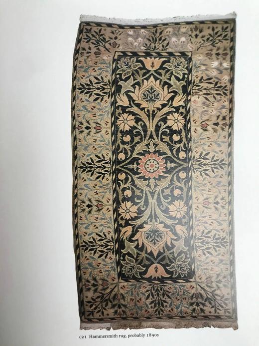 威廉·莫里斯与莫里斯公司纺织品图集，1861-1940 88幅插图（24幅彩色） 平装18开 商品图12