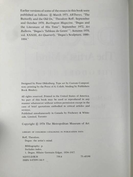 德加：艺术家的思维 216幅插图（14幅彩色） 精装16开 商品图4