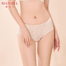 【商场同款】熳洁儿 24年新款配套内裤蕾丝中低腰中叉女士内裤24202231