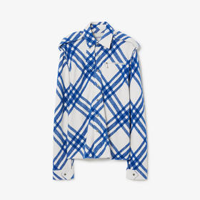 BURBERRY 巴宝莉 男士格纹羊毛混纺外套式衬衫 格子 8078865 B7462