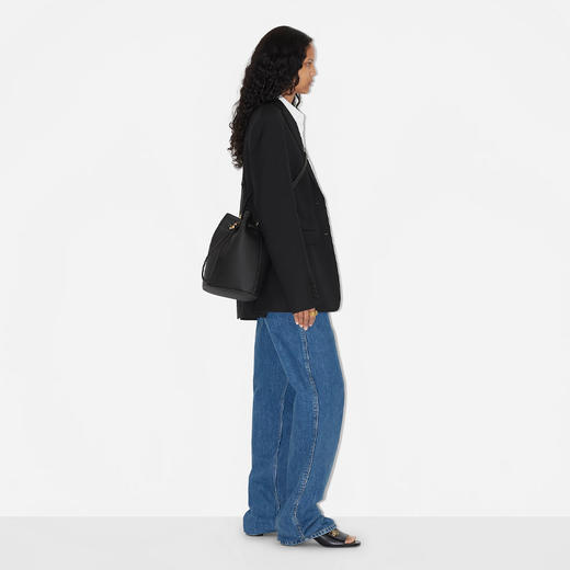 【一】BURBERRY 巴宝莉 女士小号 TB 水桶包 黑色 8055691 A1189 商品图3