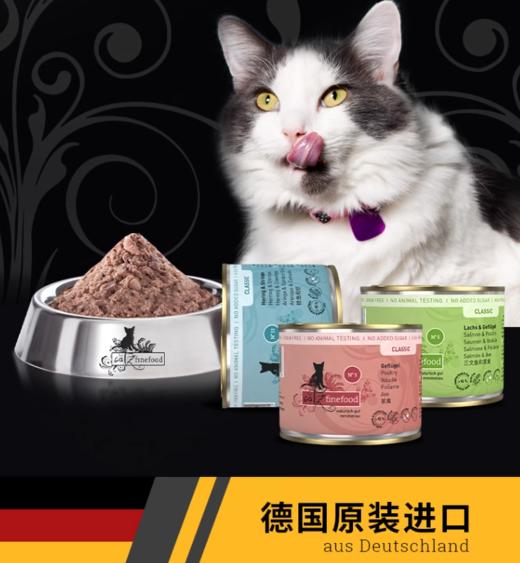 德国进口凯姿catz猫罐头成幼猫通用400g/罐无谷猫咪主食罐 商品图0