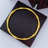 【限时克减150元】足金999.9 【油亮版本】古法空心固口(面宽约4.2-4.6mm)竹节手镯(AIGFSZ00185)预售产品下单后不退款不退货不换货不补差价） 商品缩略图1