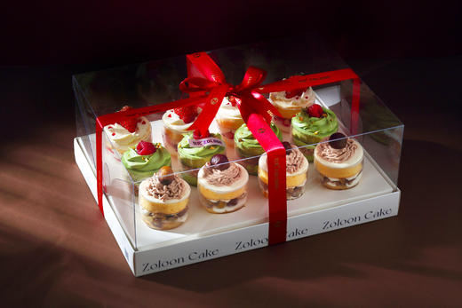 半糖下午茶丨经典奶油花戚风杯【周末不制作】 商品图1