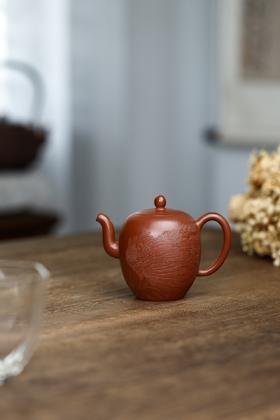 【青山特惠】精品全手工大红袍美人肩紫砂壶 210cc范承尧（国工）z16