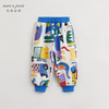 马克珍妮春秋新款 男童超舒棉动物满印运动裤 儿童运动裤 232109 商品缩略图0