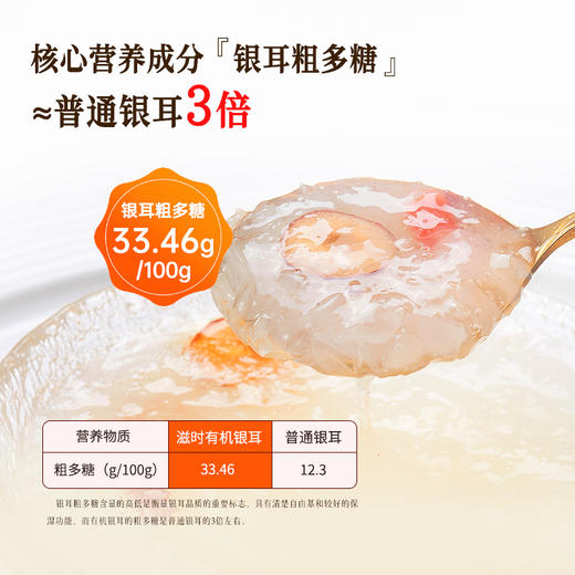 【清心湖甄选&全网比价】滋时高山生态有机银耳 好银耳养好肌肤 权威双院校机构联合研发 线下500+月子中心宝妈都爱吃 商品图4