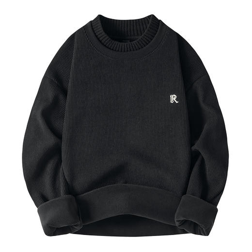 【海藻纹】罗蒙假两件一件过冬加绒卫衣男秋冬款男士卫衣加绒男款卫衣 商品图2