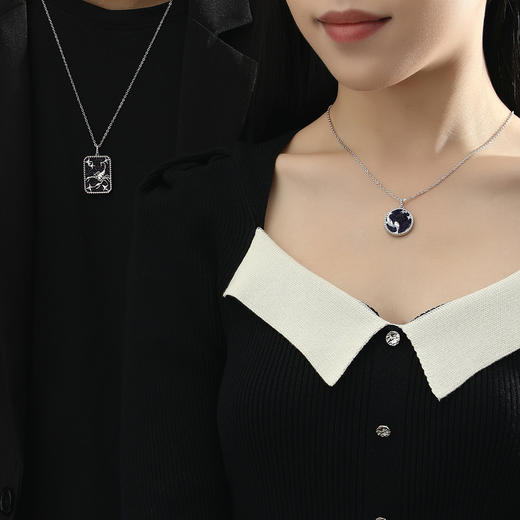 Winy925纯银十二星座系列项链送女友闺蜜节日生日礼物 商品图7