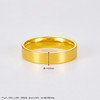 【限时克减150元】足金999 #小红书 5G黄金光面螺丝纹空心固口米字纹圈戒(厚度约1.4mm)(AG5GJZ00043)（预售产品下单后不退款不退货不换货不补差价） 商品缩略图2