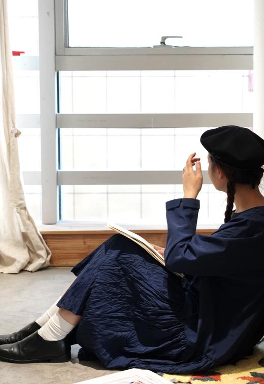 ECOLE DE CIRIOSITES 梭织丝棉府绸连衣裙(2色可选) 商品图7