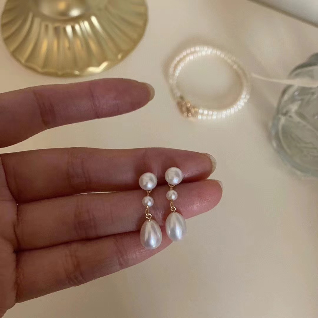 小红书天然淡水珍珠耳环