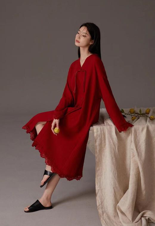 中国红棉纱家居服 商品图6