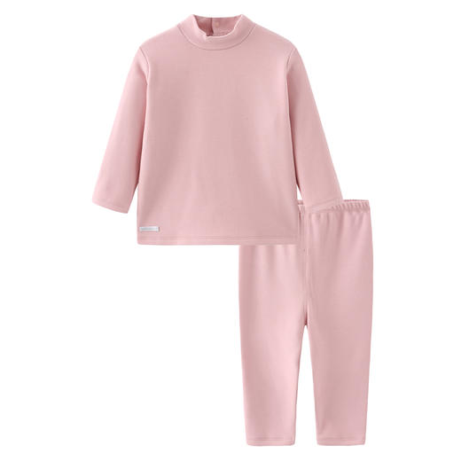 丽婴房-内衣类（秋）E1德绒套装粉 商品图0