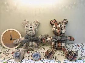 玩偶摆件小熊活性竹炭包去除臭异味玩偶